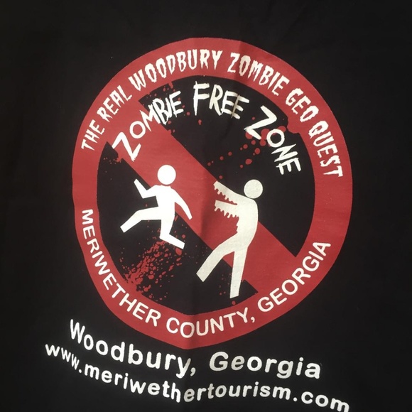 Port and Company Other - The Real Woodbury Georgia Zombie GEO Quest TEE